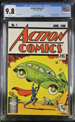 1988 Action Comics #1 CGC 9.8 DC Comics
