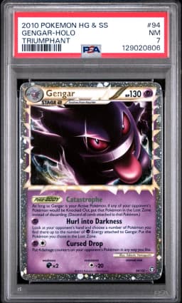 2010 #94 Gengar-Holo PSA 7 Heartgold & Soulsilver Triumphant