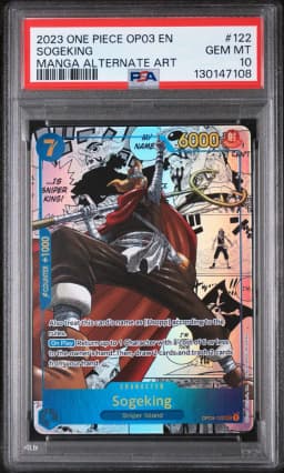 2023 #122 Sogeking PSA 10 OP03-Pillars of Strength One Piece