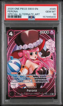 2026 #045 Perona PSA 10 One Piece EB03-Extra Booster -One Piece Heroines Edition-