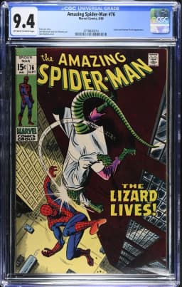 1969 Amazing Spider-Man #76 CGC 9.4 Marvel Comics