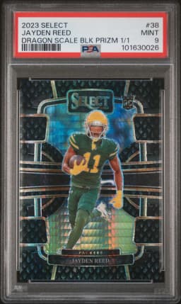 2023 #38 Jayden Reed PSA 9 Panini Select