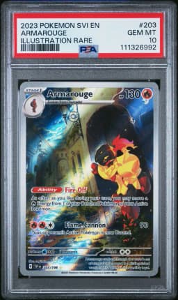2023 #203 Armarouge PSA 10 Svi EN-Scarlet & Violet