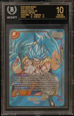 2026 #FB09121 Gogeta : BR SUPER ALT ART SCR BGS 10 Dragon Ball Super Card Game Fusion World -DUAL EVOLUTION-