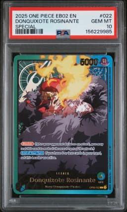 2025 #022 Donquixote Rosinante PSA 10 One Piece EB02-Extra Booster -Anime 25th Collection-