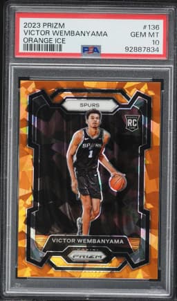 2023 #136 Victor Wembanyama PSA 10 Panini Prizm Basketball