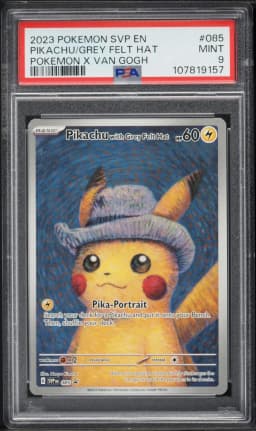 2023 #085 Pikachu With Grey Felt Hat PSA 9 Svp EN-SV Black Star Promo Pokemon