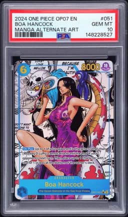 2024 #051 Boa Hancock PSA 10 One Piece OP07-500 Years in the Future