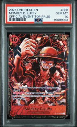 2024 #006 Monkey D. Luffy PSA 10 One Piece Promos