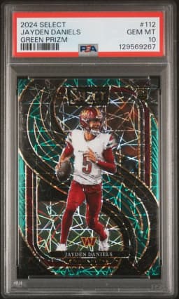 2024 #112 Jayden Daniels PSA 10 Panini Select Football