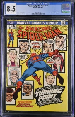 1973 Amazing Spider-Man #121 CGC 8.5 Marvel Comics