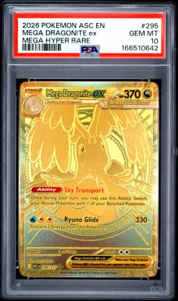 2026 #295 Mega Dragonite EX PSA 10 Asc EN-Ascended Heroes