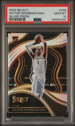 2023 #288 Victor Wembanyama PSA 10 Panini Select