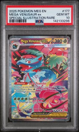2025 #177 Mega Venusaur EX PSA 10 Meg EN-Mega Evolution