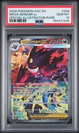 2026 #284 Mega Gengar EX PSA 10 Asc EN-Ascended Heroes