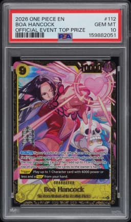 2026 #112 Boa Hancock PSA 10 One Piece Promos