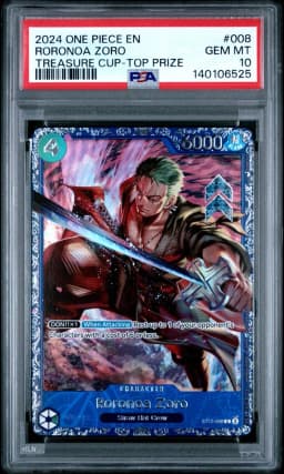 2024 #008 Roronoa Zoro PSA 10 Promos One Piece