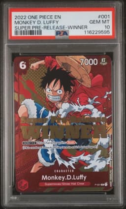 2022 #001 Monkey D. Luffy PSA 10 One Piece Promos