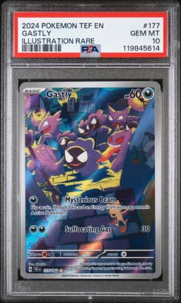 2024 #177 Gastly PSA 10 Tef EN-Temporal Forces