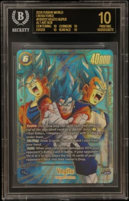 2026 #FB10121 Vegito SUPER ALT ART SCR BGS 10 Dragon Ball Super Card Game Fusion World -CROSS FORCE-