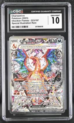 2023 #223 Charizard ex CGC 10 Obsidian Flames - OBF EN - English