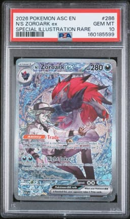 2026 #286 N's Zoroark EX PSA 10 Asc EN-Ascended Heroes