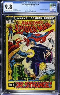 1972 #NA 1972 Amazing Spider-Man #109 CGC 9.8 Marvel Comics CGC 9.8