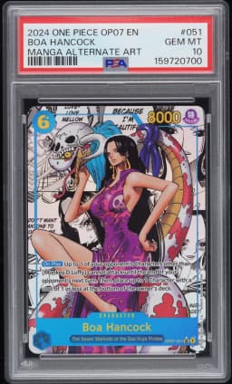 2024 #051 Boa Hancock PSA 10 One Piece OP07-500 Years in the Future