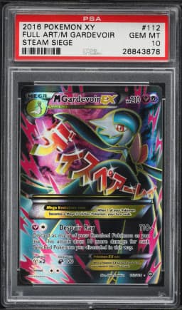 2016 #112 Full Art/M Gardevoir EX PSA 10 XY Steam Siege Pokemon