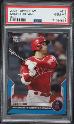 2022 #413 Shohei Ohtani PSA 10 Topps Now Baseball