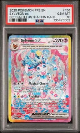 2025 #156 Sylveon EX PSA 10 Pre EN-Prismatic Evolutions