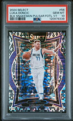 2024 #56 Luka Doncic PSA 10 Panini Select