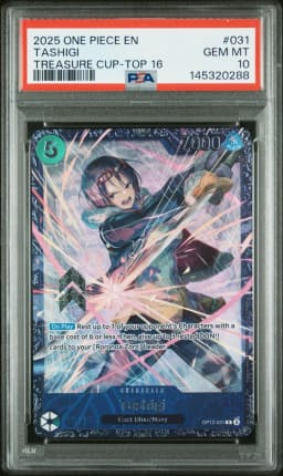 2025 #031 Tashigi PSA 10 Promos One Piece