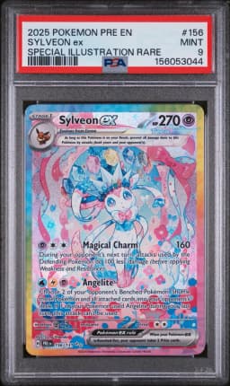 2025 #156 Sylveon EX PSA 9 Pre EN-Prismatic Evolutions