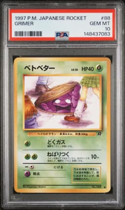 1997 #88 Grimer PSA 10 Japanese Rocket