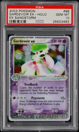 2003 #96 Gardevoir EX-Holo PSA 10 EX Sandstorm