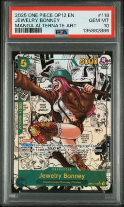 2025 #118 Jewelry Bonney PSA 10 OP12-Legacy of the Master One Piece