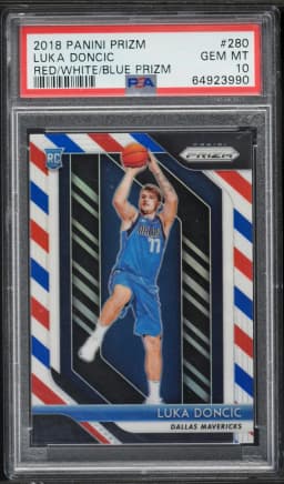 2018 #280 Luka Doncic PSA 10 Panini Prizm Basketball