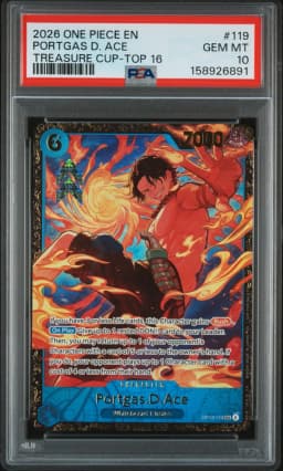 2026 #119 Portgas D. Ace PSA 10 One Piece Promos