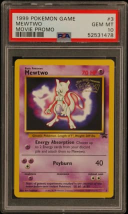1999 #3 Mewtwo PSA 10 Game Movie