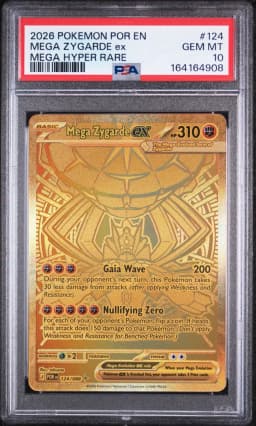 2026 #124 Mega Zygarde EX PSA 10 Por EN-Perfect Order