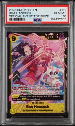 2026 #112 Boa Hancock PSA 10 One Piece Promos