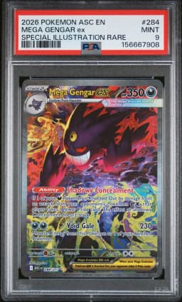 2026 #284 Mega Gengar EX PSA 9 Asc EN-Ascended Heroes