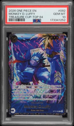 2026 #092 Monkey D. Luffy PSA 10 One Piece Promos