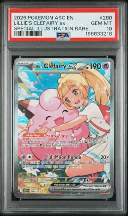 2026 #280 Lillie's Clefairy EX PSA 10 Asc EN-Ascended Heroes
