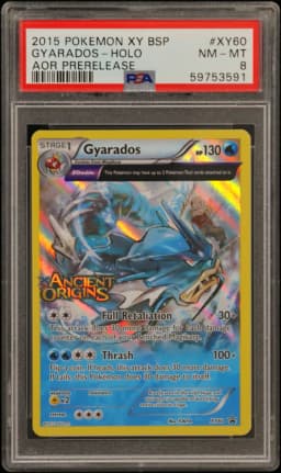 2015 #XY60 Gyarados-Holo PSA 8 XY Black Star Promos