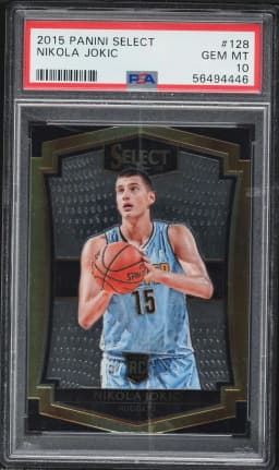 2015 #128 Nikola Jokic PSA 10 Panini Select Basketball