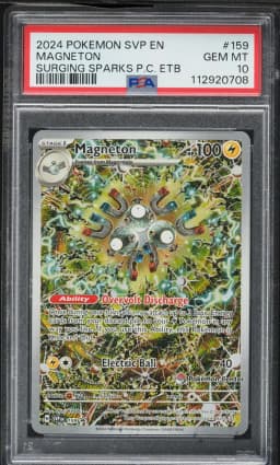 2024 #159 Magneton PSA 10 Svp EN-SV Black Star Promo Pokemon