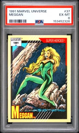 1991 #37 Meggan PSA 6 Marvel Universe
