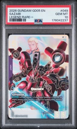 2026 #049 Sazabi PSA 10 Gundam GD05-Freedom Ascension